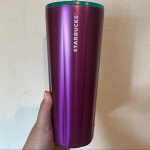 Starbucks Scalloped Purple Stainless Steel Cup